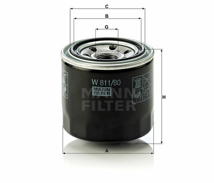 Olejový filter MANN W 811/80